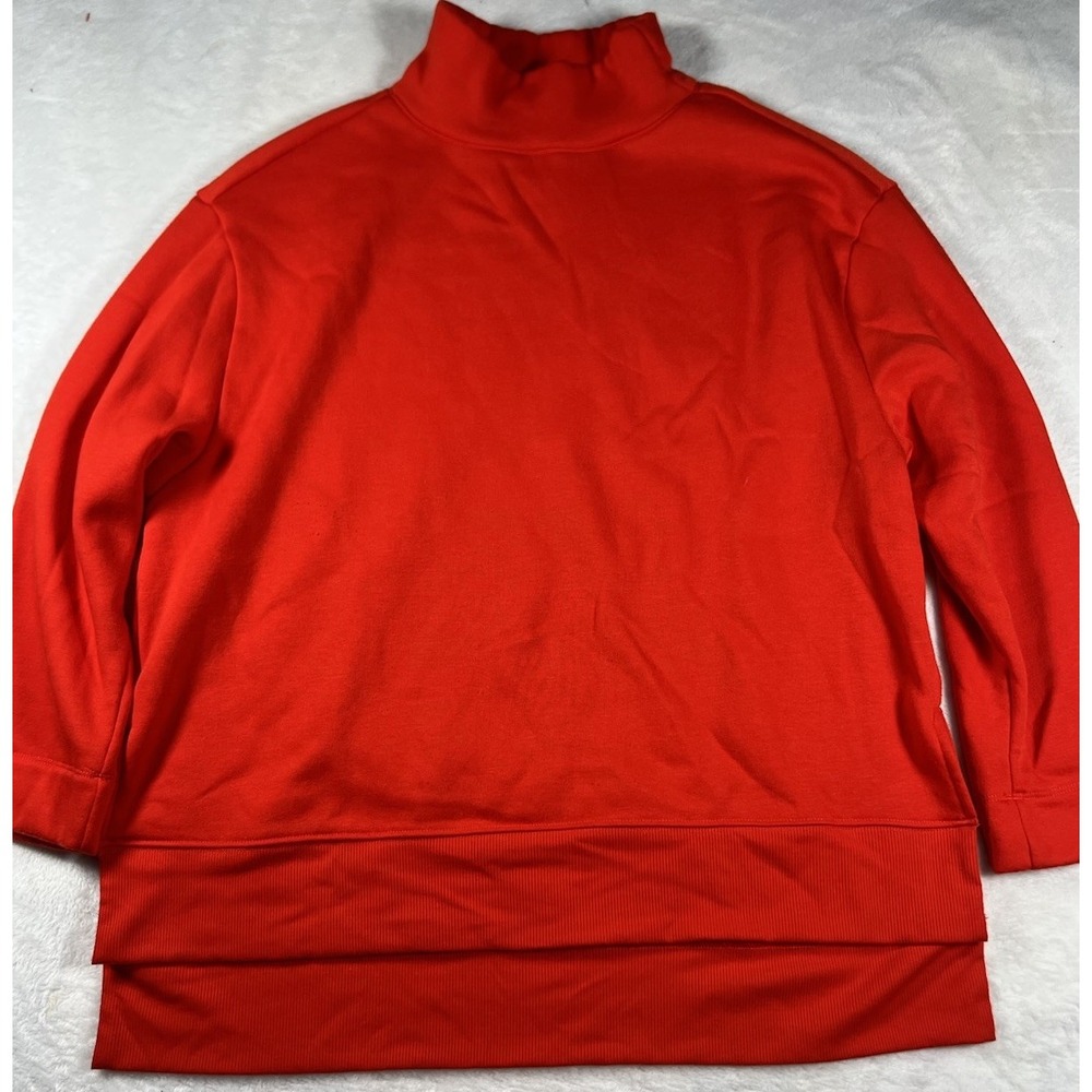 Maeve‎ Anthropologie Super Soft The Carys Mock-Neck Sweater Classic Red Size XS